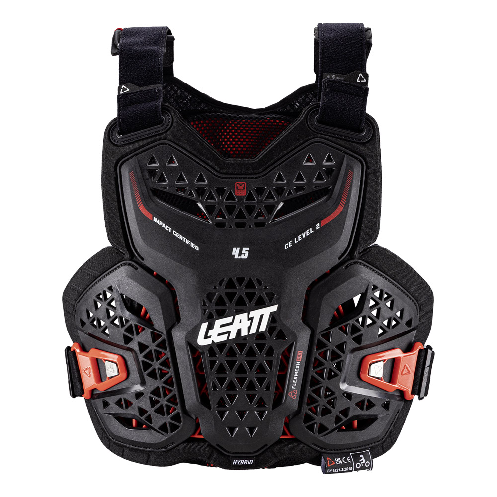 CHEST PROTECTOR 4.5 HYBRID JUNIOR SMALL/MEDIUM 134-146CM BLACK